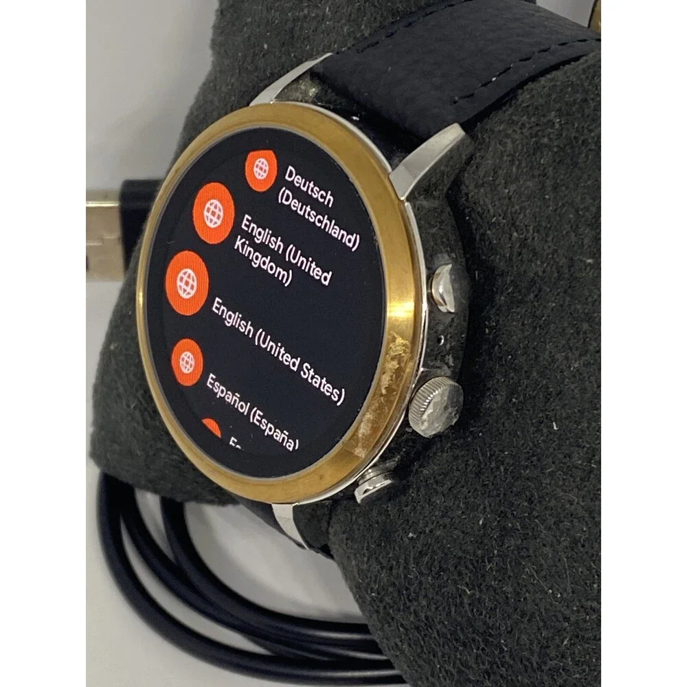 Fossil Gen 4 Authentic Digital Dial Smart Watch Custom Band FTW6016 AB626